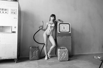 Madlen in Fuel Pump from Nude In Russia