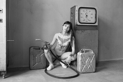 Madlen in Fuel Pump from Nude In Russia