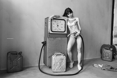 Madlen in Fuel Pump from Nude In Russia