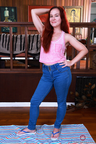 Annabelle Lee in In tight jeans from ATK Petites
