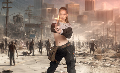 Sera Ryder in Fear The Walking Dead from VR Cosplay X