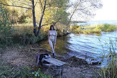 Polina B in Autumn from Nude In Russia