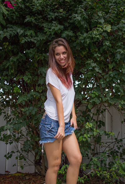 Marina Rossi in In The Backyard from Cosmid