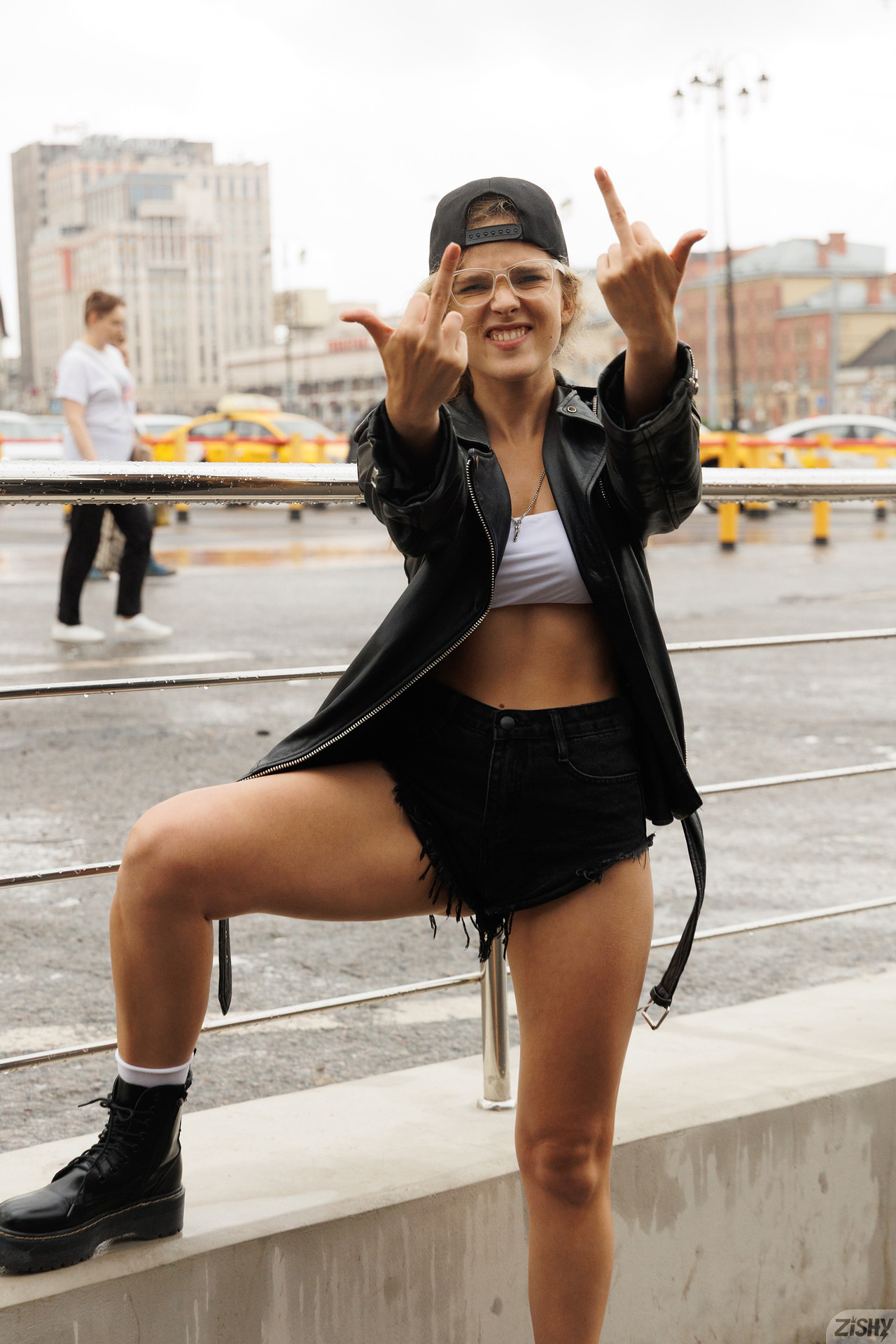 Xena Khrabry in Zishy set Moscow Tour Guide 1