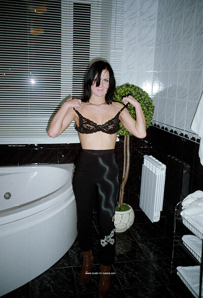 Lia in In The Bathroom from Nude In Russia