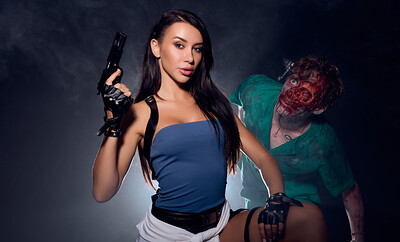 Katrin Tequila in Resident Evil 2 from VR Cosplay X