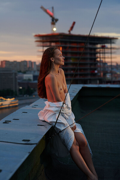 Tanja C in On The Roof from Nude In Russia