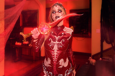 VR Cosplay X Blake Blossom in Baldurs Gate 3 The Dark Urge