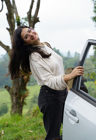 Pamela Cuevano in Casting Car 1 from Zishy