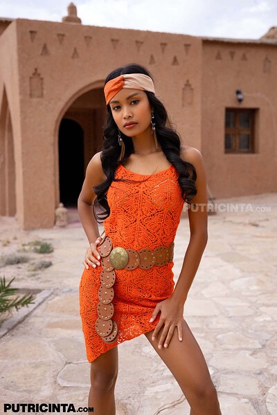 Putri Cinta in Orange Mirage from Putri Cinta