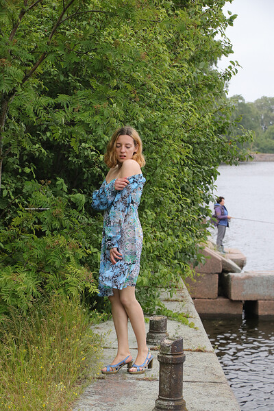 Alexandra K in Gulf Of Finland from Nude In Russia