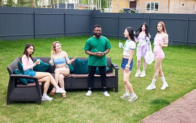 Iris Murai and Ashly Rabbit in Come Party with Us - Part 2 from Club Sweethearts