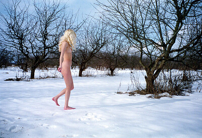 Veta in Frosty Winter Day from Nude In Russia