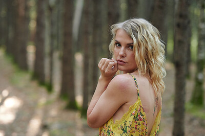 Yanina M in Forest from Nude In Russia