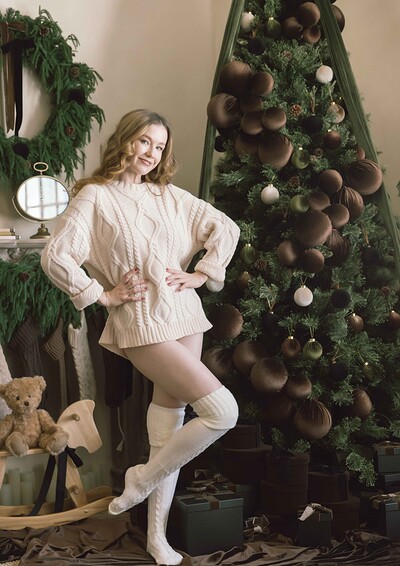 Emily Bloom in Emily Bloom set Christmas Sweater