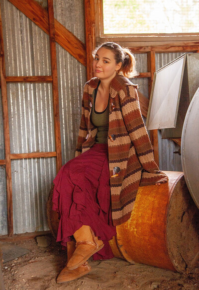 Sarah P in Takes It Off In The Shed from Cosmid