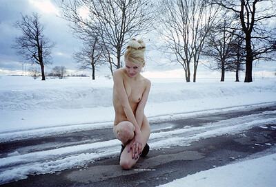 Veta in Cold And Wind Swept from Nude In Russia