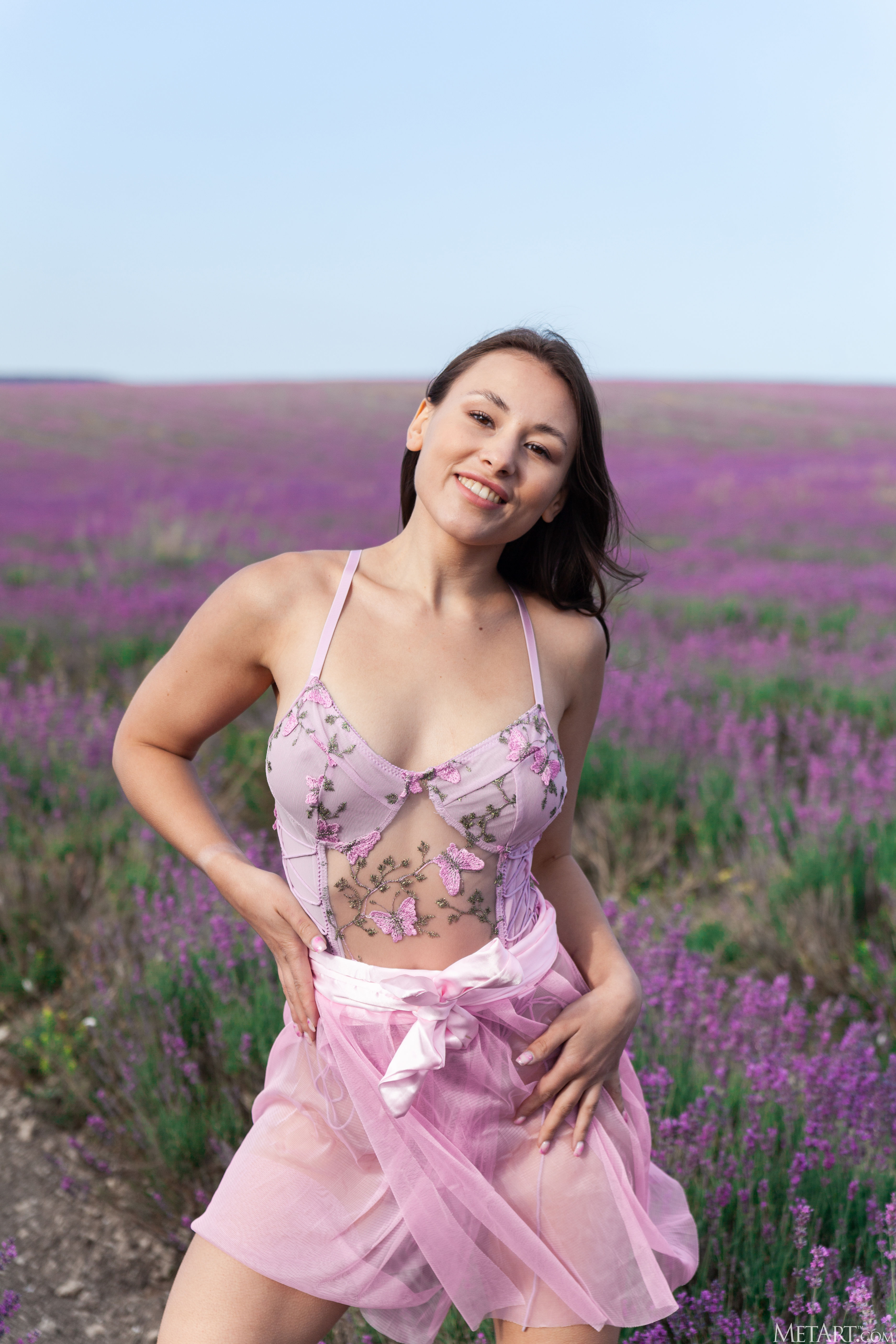 Sumiko in Metart set Lavender Fields
