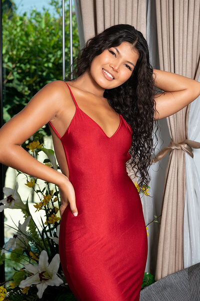 Kathai in Lustrous Red from Metart