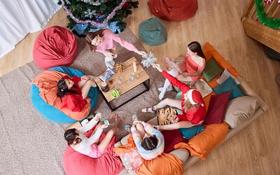 Ashly Rabbit and Milka Wey in Sweethearts On Christmas Day from Club Sweethearts