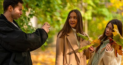 Kate Rose and Oliver Trunk in Fall Photo Cum Shoot from Club Sweethearts