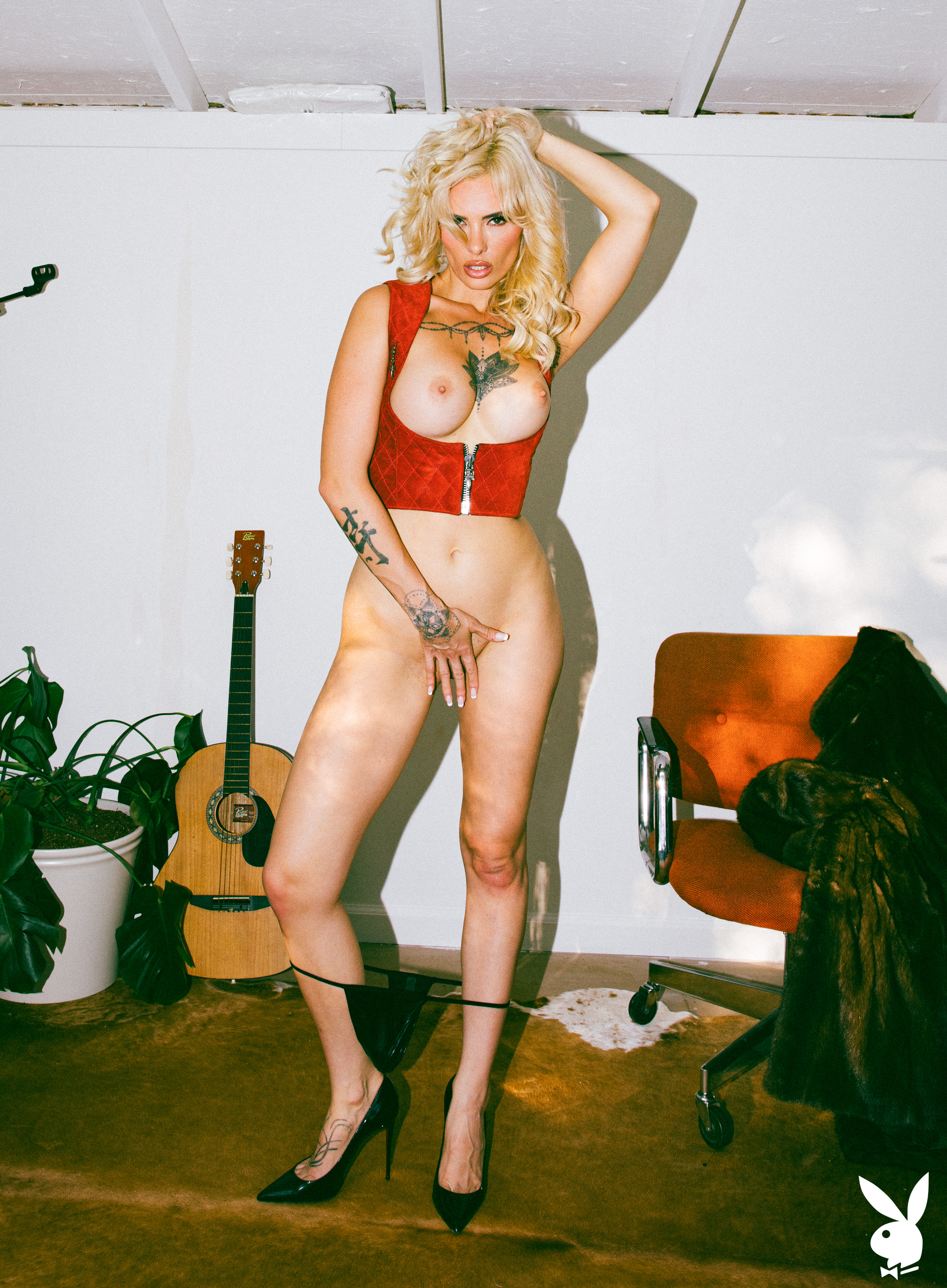 Shia Snow in Playboy set Rockstar Rebel
