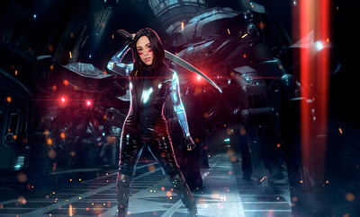 Selena Ivy in Alita Battle Angel from VR Cosplay X