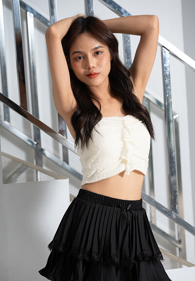 Rose Sarinz in On The Stairs from Teen Dreams