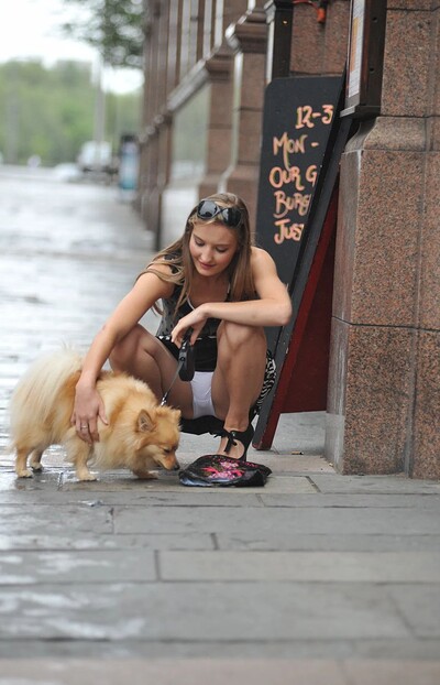 Alisha in Knicker Shopping from Girlfolio