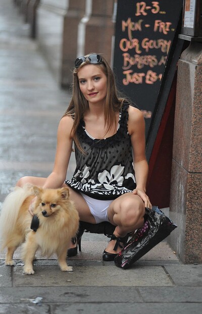 Alisha in Knicker Shopping from Girlfolio