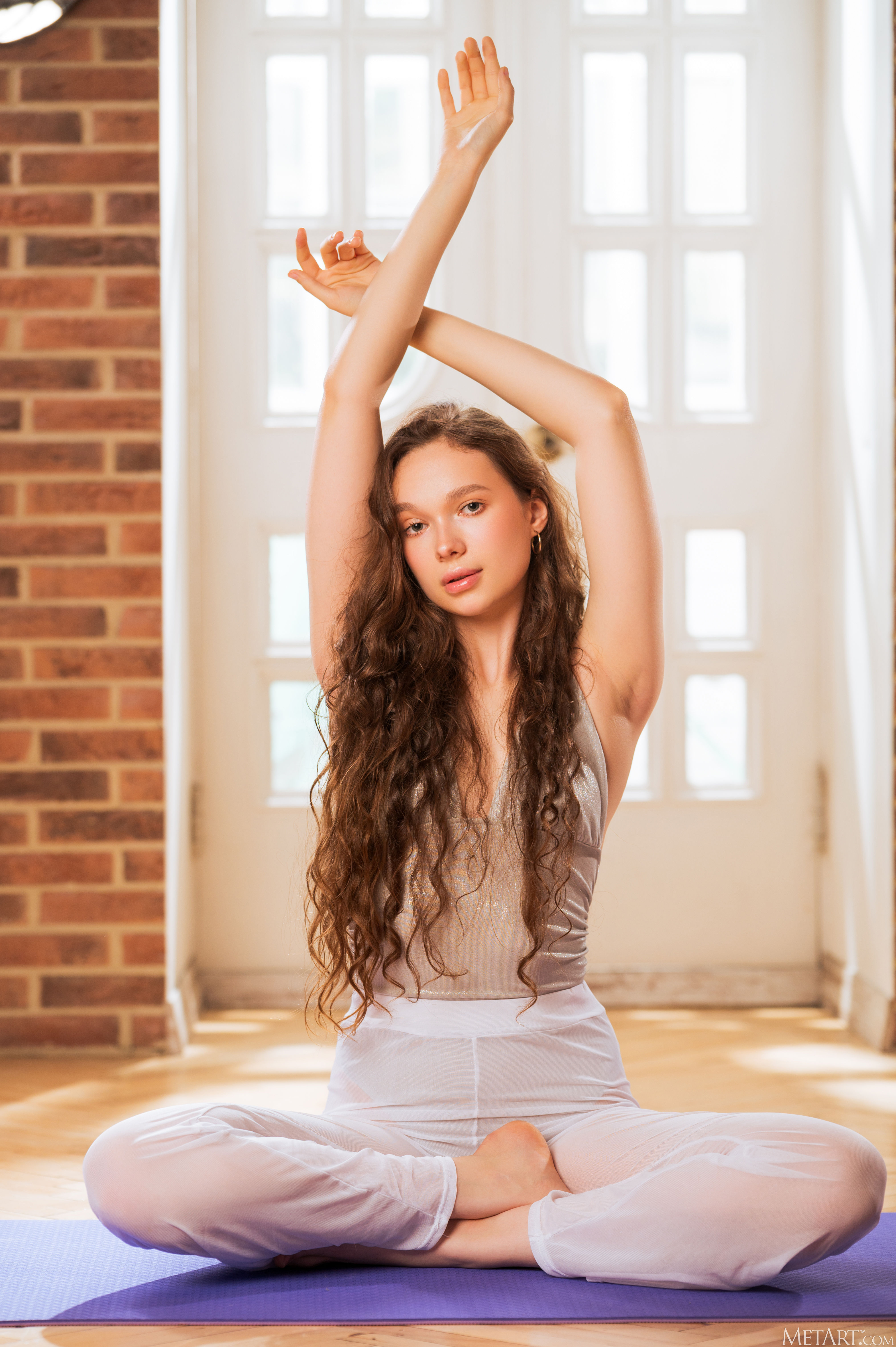 Asia B in Metart set Yoga Pause