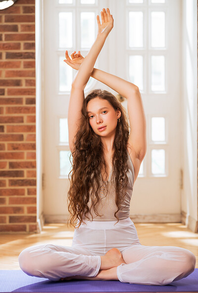 Asia B in Metart set Yoga Pause