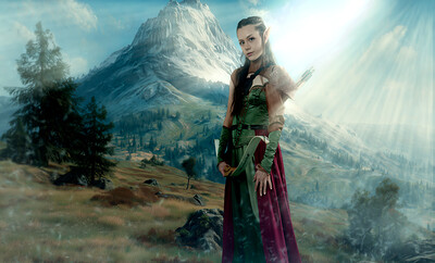 Selena Love in The Hobbit Tauriel from VR Cosplay X