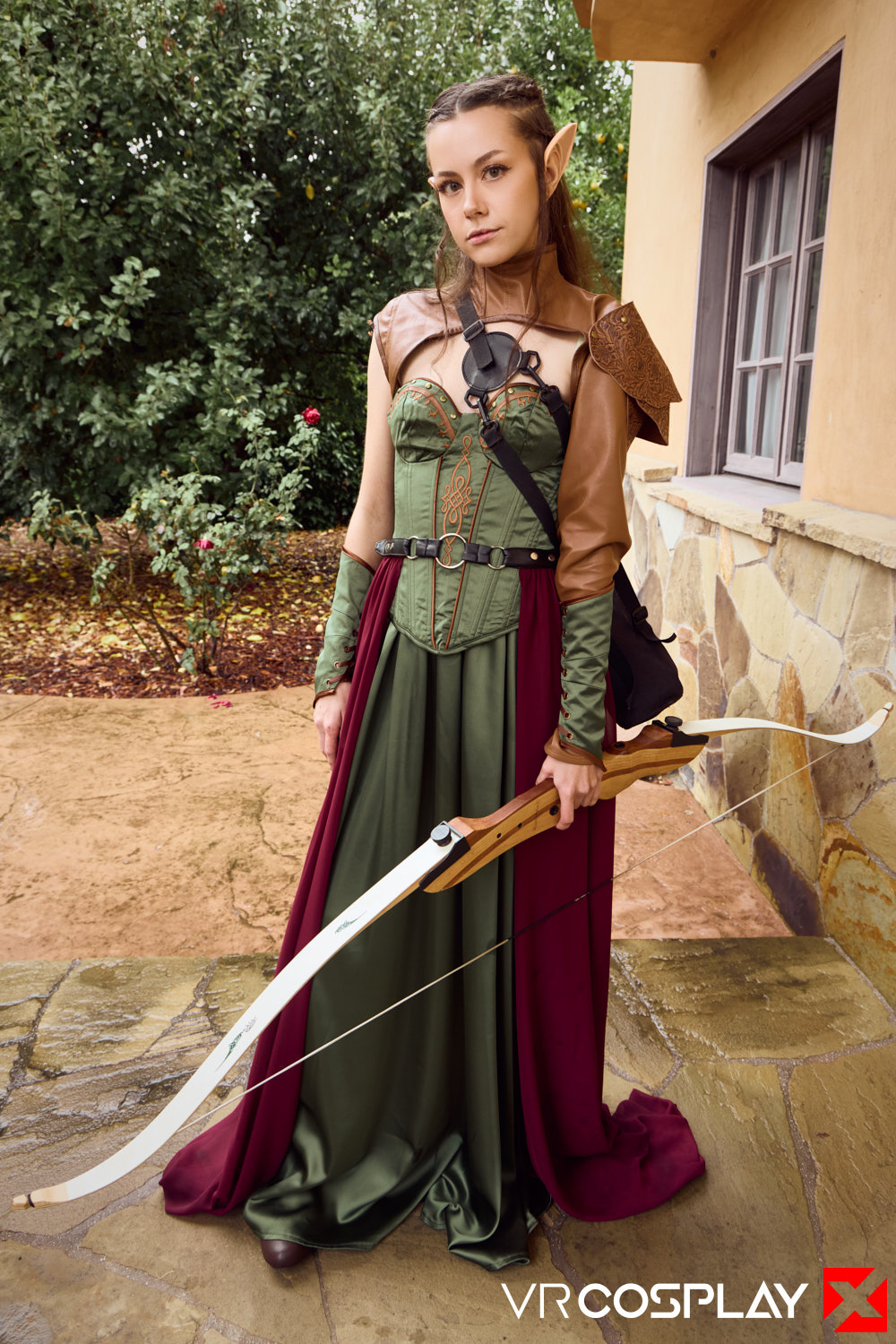 Selena Love in VR Cosplay X set The Hobbit Tauriel