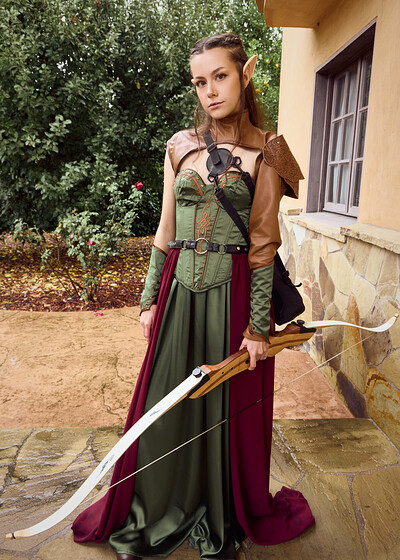 Selena Love in VR Cosplay X set The Hobbit Tauriel