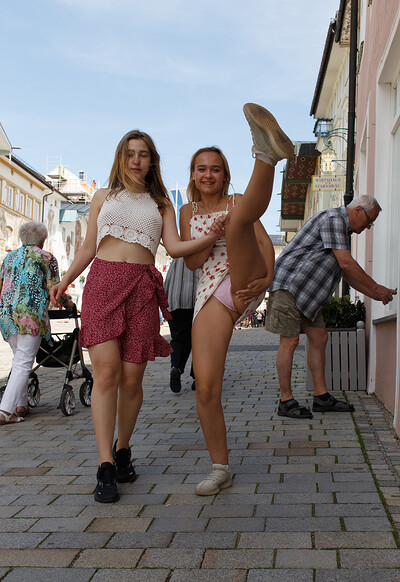 Nyla Rox and Lark Stuck in Deutschland 1 from Zishy