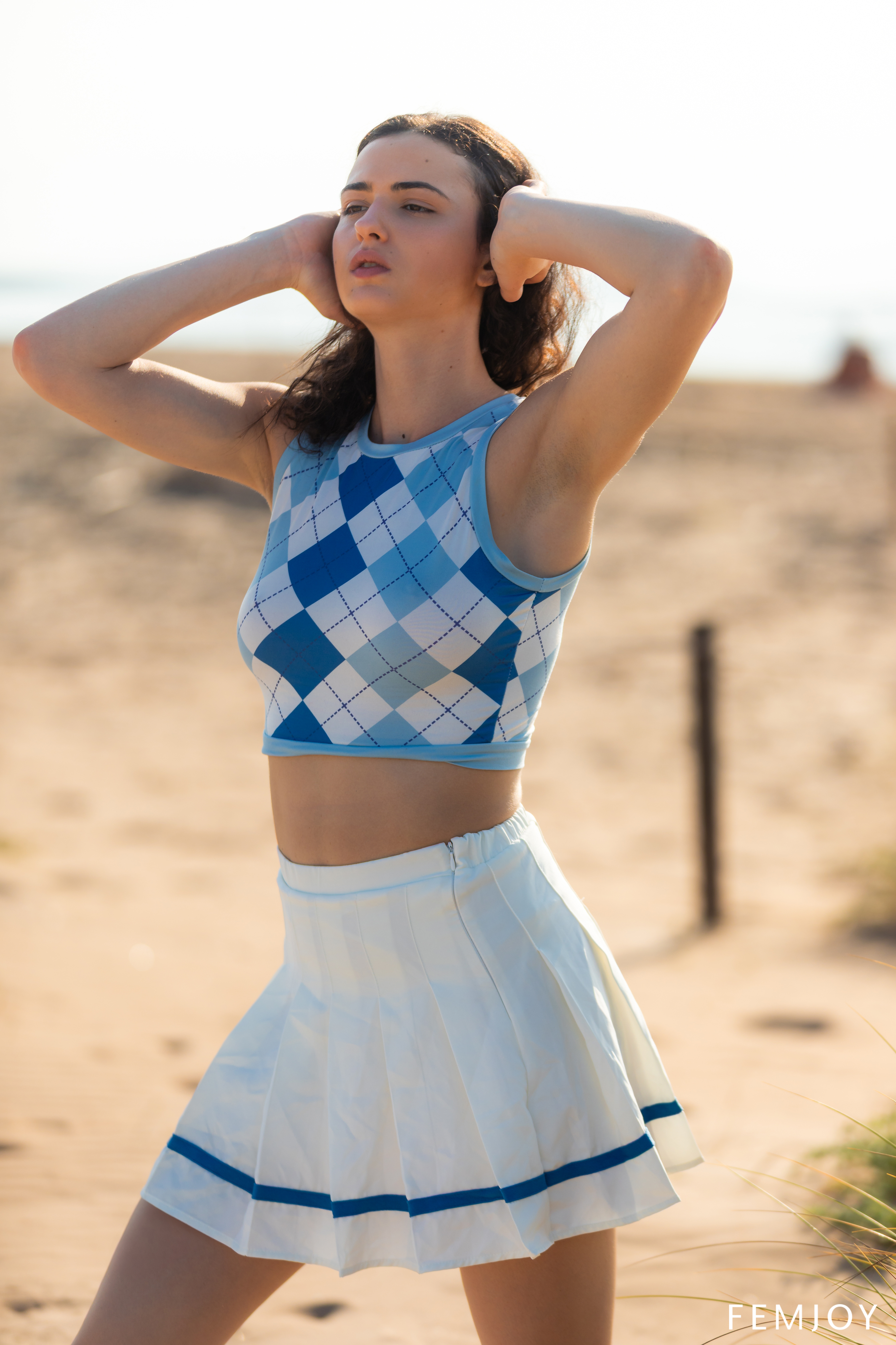 Charlotte Grey in Femjoy set Dune Secrets