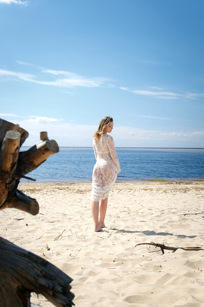 Mia Luna in Against Ocean Waves from Domingo View