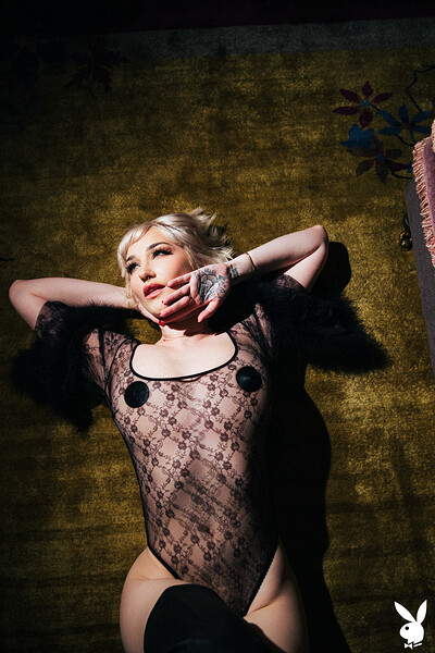 Skye Blue in Playboy set Sheer Attraction