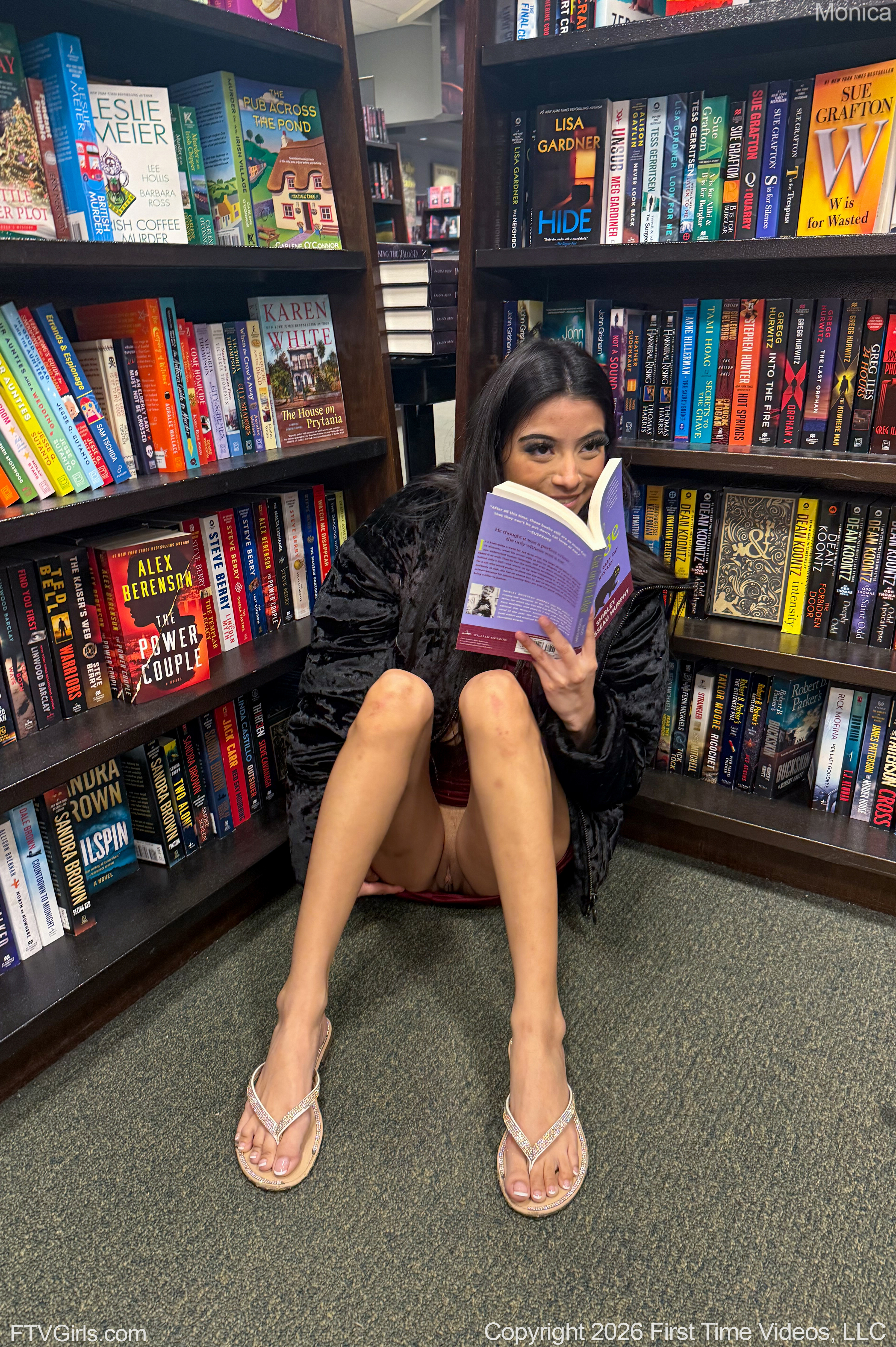 Monica in Ftv Girls set The Library