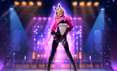 Thea Summers in Muse Dash from VR Cosplay X