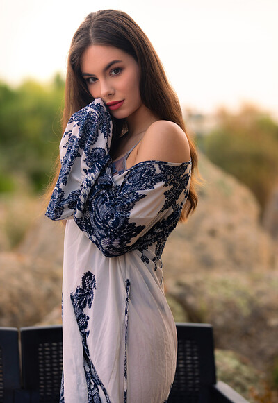 Liz Ocean in Femjoy set Balcony