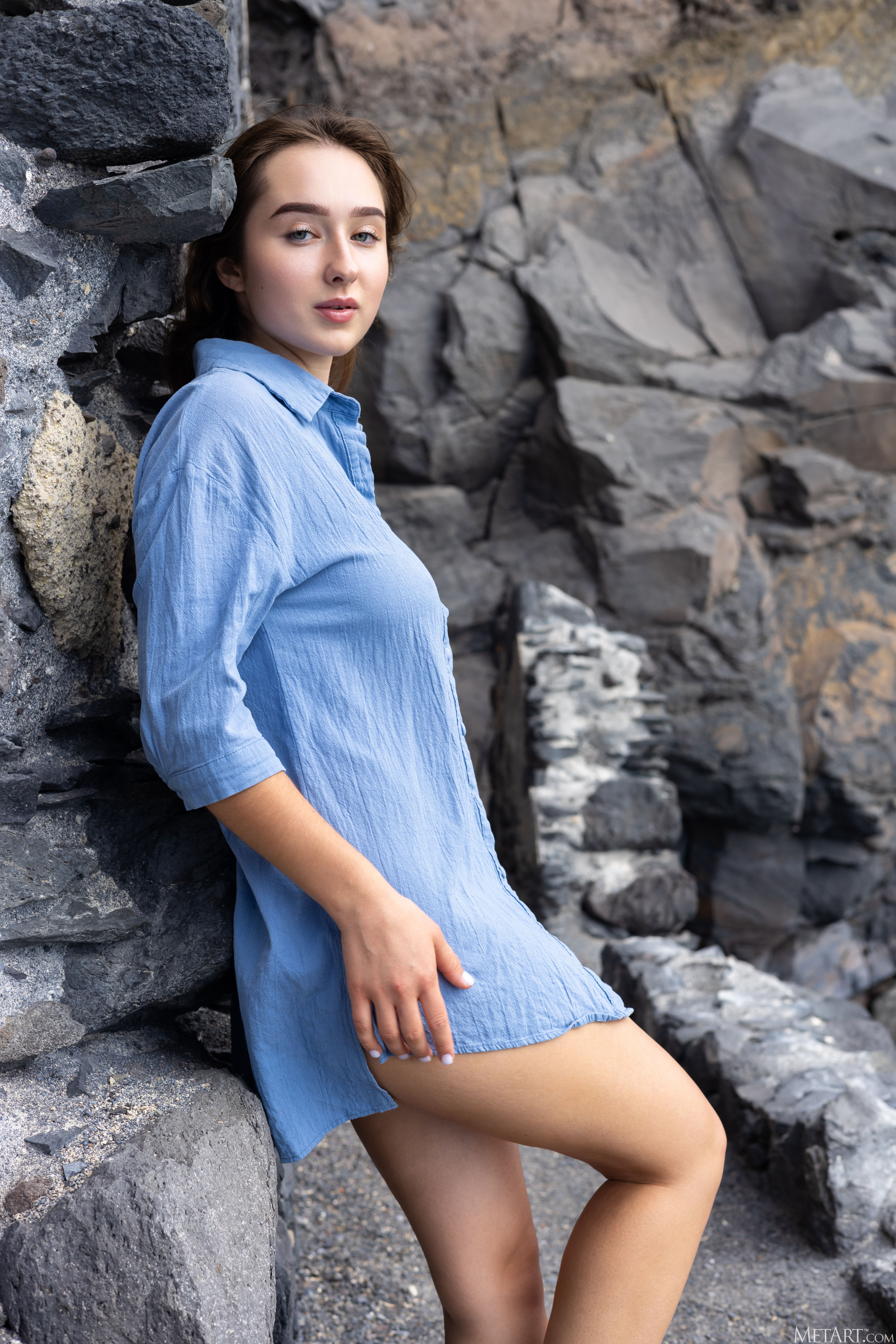 Bozhena in Metart set Coastline Curves