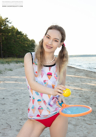 Lola Wink in Beach Games from Showy Beauty