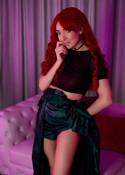 Polly Bangs in Wednesday Agnes from VR Cosplay X