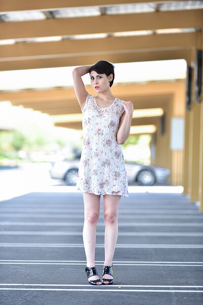 Audrey in Her Little White Dress from FTV Milfs