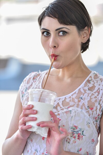 Audrey in Her Little White Dress from FTV Milfs