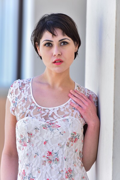 Audrey in Her Little White Dress from FTV Milfs