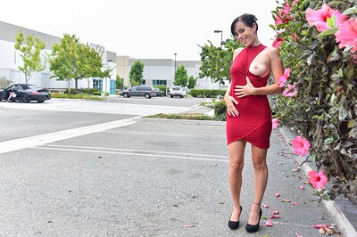 Savannah in Lady In The Red Dress from FTV Milfs