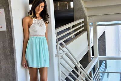 Taylor in Stairway Posing from FTV Milfs